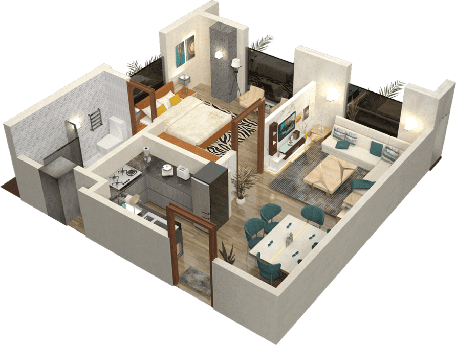 1 bedroom apartment